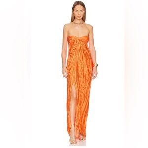 Baobab Collection Orange Maxi Dress